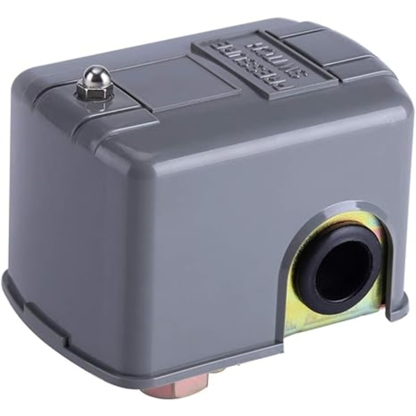 Vattenpump Tryckregulator, 40-60 PSI Vattenpump Tryckkontrollbrytare Justerbar Dubbelfjäderpol för Självsugande Pump Jet Pump Trädgårdspump