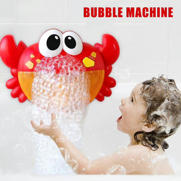Barn Barn Badkar Krabba Bubble Machine Musical Bubble Maker Baby Shower Badkar leksak