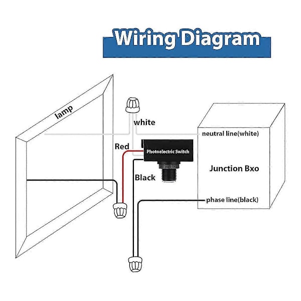 Skumring til daggry fotocellesensor 120-277V Auto-On/Off udendørs lyskontakt (2-pak)