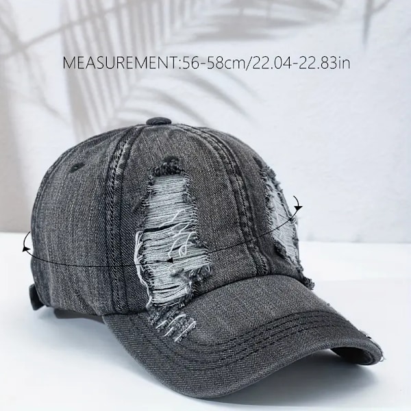 1 stk. Trendy Unisex Solskærms Baseball Cap til Sportstøj, Jeans og Hverdagsbrug - Perfekt til Shopping, Skole og Arbejde