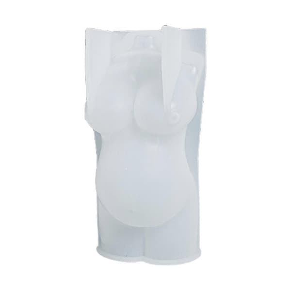 3D Kropsform Lys Resin Form Kvinde Mand Kropsmodel Ornamenter Silikoneform, 1