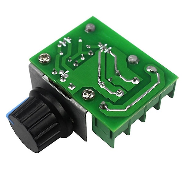 2 st Styrningar för AC-motor AC 220V 2000W Tyristor Motorhastighetsreglering Justerbar Effekt Co