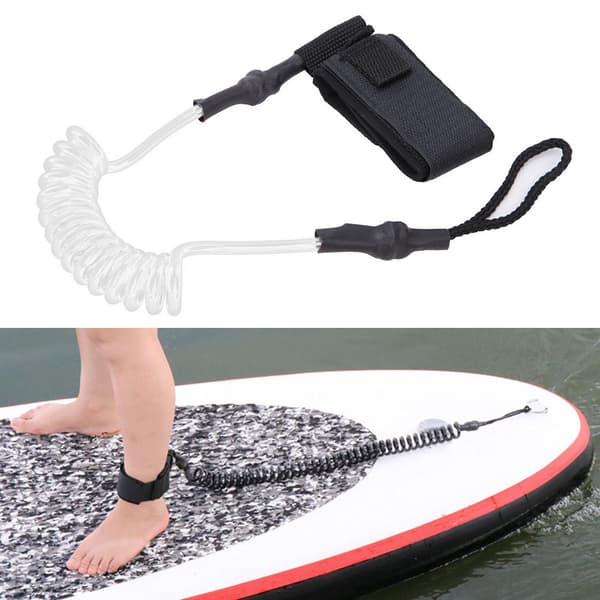 Tåligt TPU Elastiskt Fotrep Koppelleash Ankel Stretchig för Paddleboard Surfbräda
