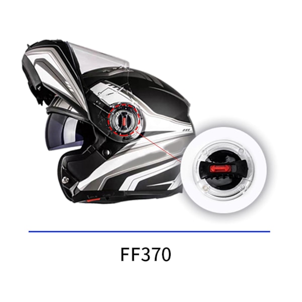 1 Par Hjelm Visir Skruer Rotationskontakt til FF370/358/386/394/325/396