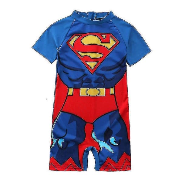 3-11 År Børn Superman Badetøj Heldragt Badedragt 4-6 Years Superman
