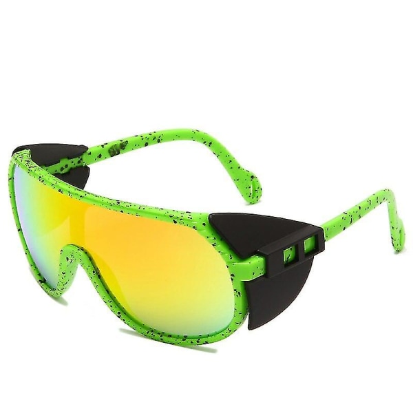 Solbriller Med Sideskjold Pc Innfatning Øyebeskyttelse Solbriller Utendørssport Skibriller