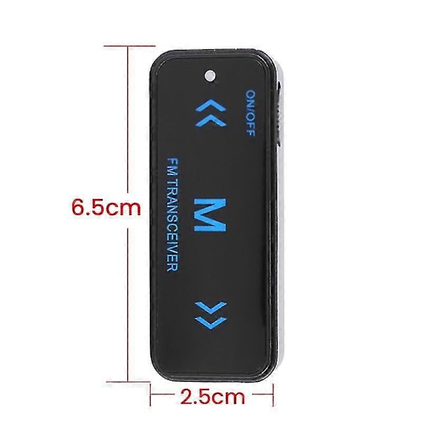 2 stk. Bærbare Walkie Talkie Voksen To-vejs Radio Legetøj Mini Restaurant Walkie Talkie 0,5w Uhf 400-480mhz