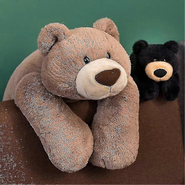 Viktad Ångest Dinosaurie Plyschleksak Kudde/söt Dinosaurie Gosedjur Docka För Pojkar Flickor-utmärkt Brown Bear 70cm 27.5 inch