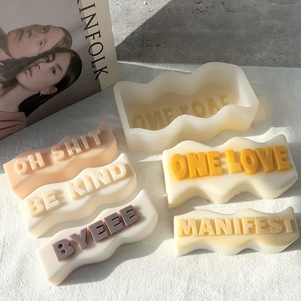 Molds ONE Love ， BE Kind ， Black Love Wave C