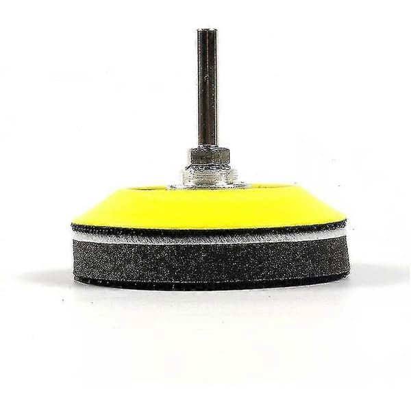 75 mm (3 tommer) Velcro slibeskive til slibeskiver med 6 mm diameter skaft boreudstyr + pude