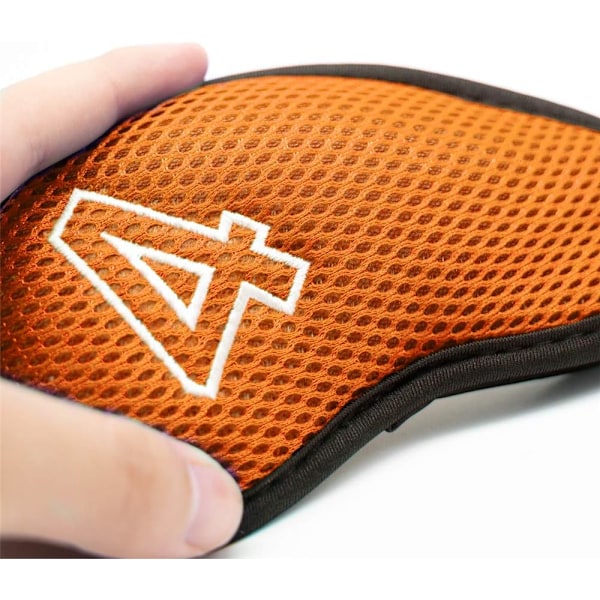 Mesh Järnklubbhuvudskydd (Orange)