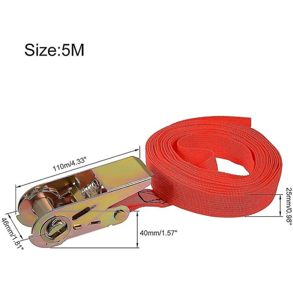 Räikkäkiinnityshihna 5mx25mm 250kg