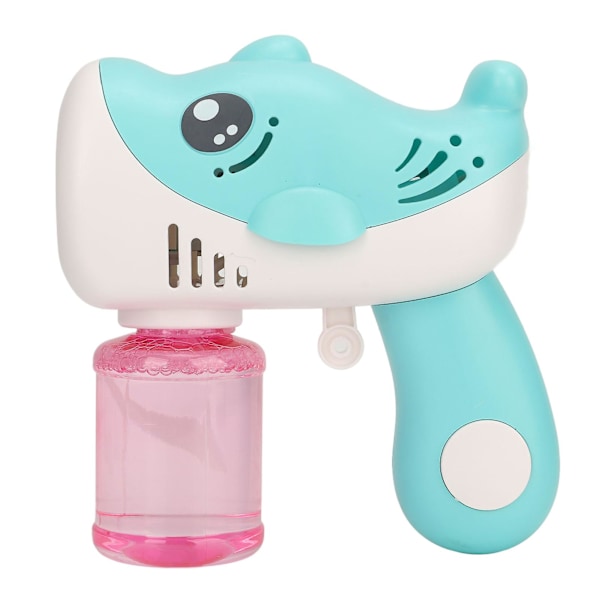 Batteridriven Delfin Bubbelmaskin - Handhållen Automatisk Bubbelmaskin, Ljusgrön - 12 Hål