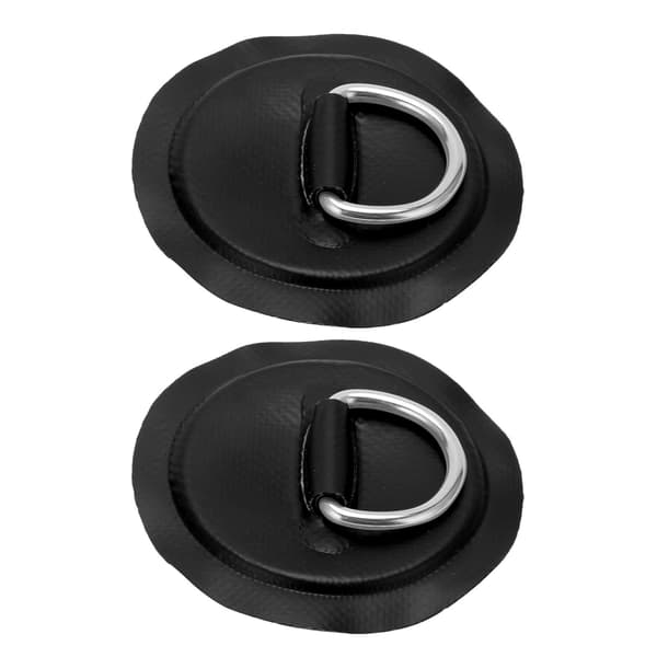 D-ring Pad Patch PVC Oppblåsbar Båt Flåte Jolle Kano Surfebrett Kajakk Festebrakett