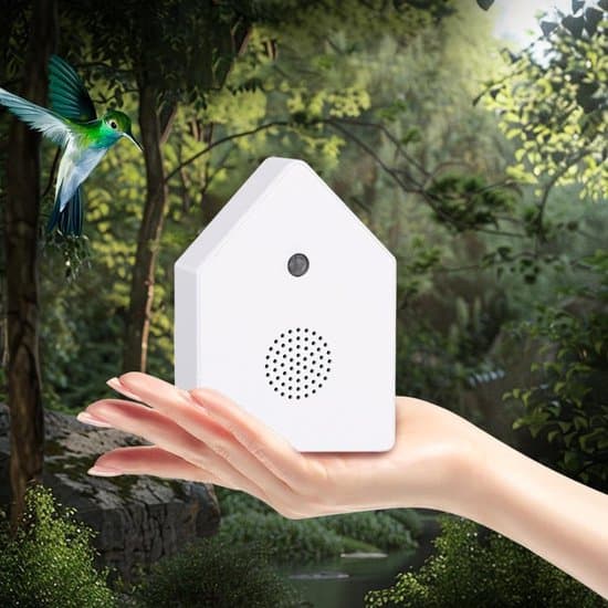 Motion Sensor - Motion Detectors - Indoor Motion Sensor - Motion Detector with Nature Sounds - Box with Wall Mount - Nature Sounds - Birdsong