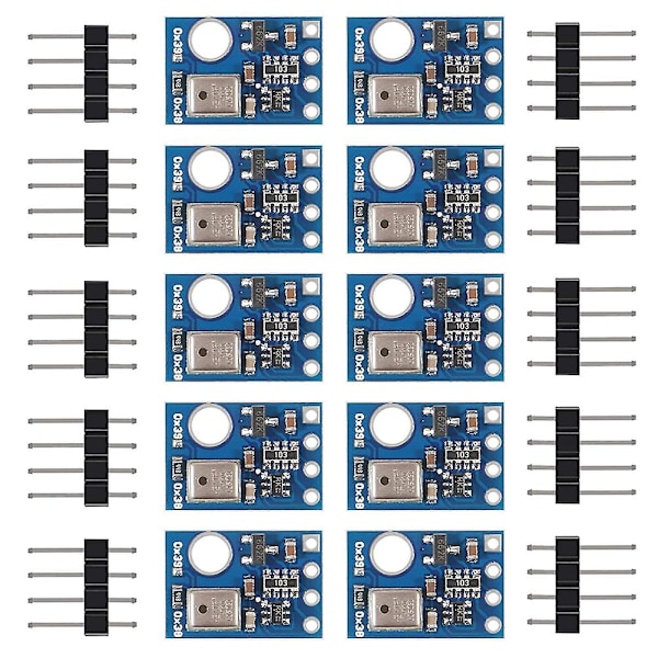 10 st AHT10 Högprecisions Digital Temperatur- och Luftfuktighetssensor Mätmodul I2C Kommunikation