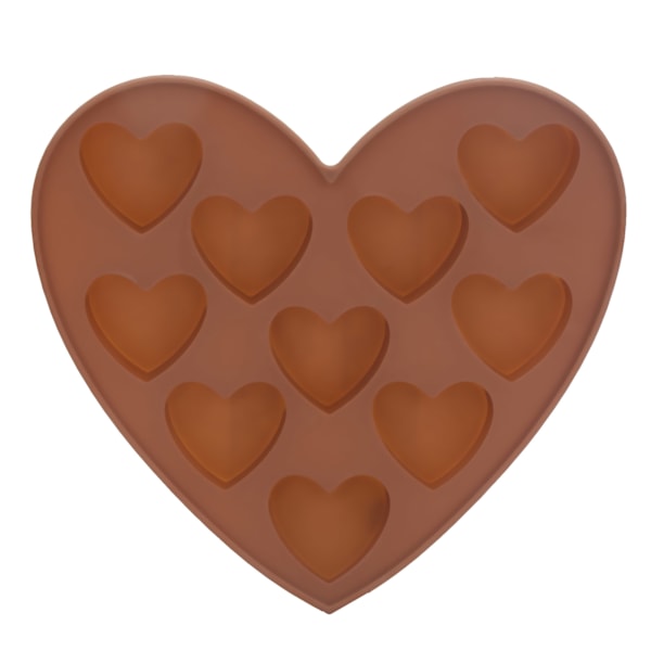 Silicone Non-Stick Heart-Shaped Chocolate Molds for DIY Cake, Candies, and Baking Heart-shaped