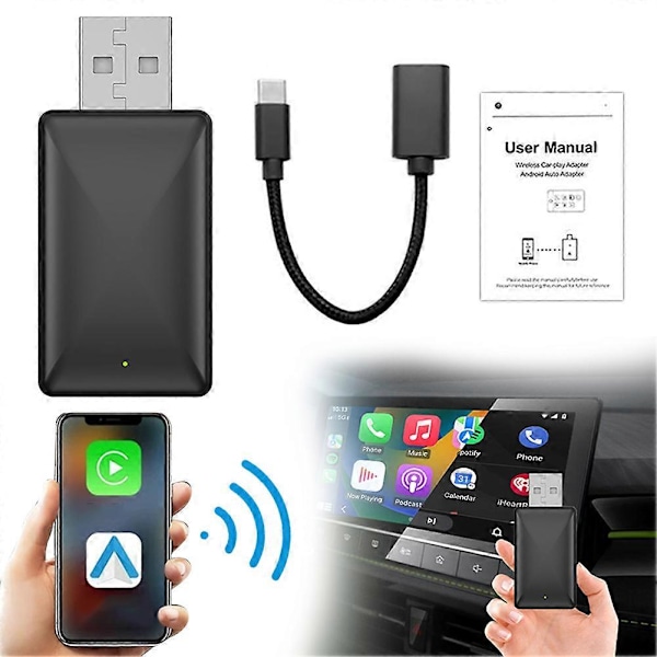 Hög Hastighets Trådlös CarPlays Box Lättviktig Stabil Carplays Adapter För SUV Fordon