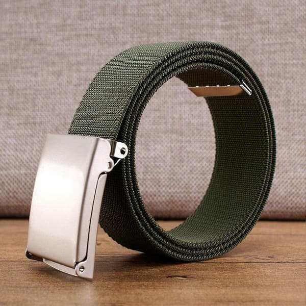 Canvas Belte Lett å Åpne Unisex Canvas Web Belte for Utendørsbruk Blue