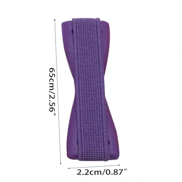 Telefonholder, mobiltelefonstropp stativ fingerholder støtte for iPhone og Android (Elastisk telefonholderstropp) Rosa