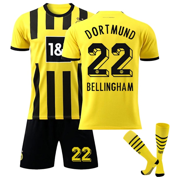 -23 Dortmund Kids kotipelipaita ja sukat nrBellingham W 22