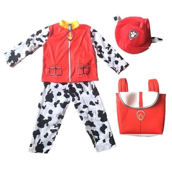 Verdens bogdag Paw Patrol Cosplay Børnekostume Hjælper Fire poter .^ RØD-(Marshall) RED-Ã¯Â¼Ë†MarshallÃ¯Â¼â€° S