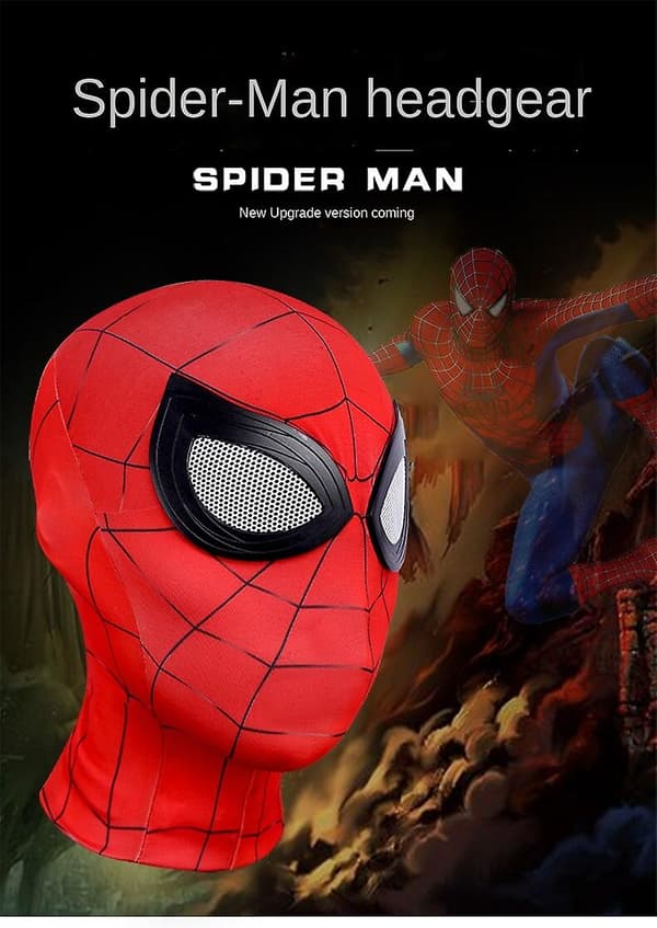 Iron Spider-Man Maske Cosplay Scenrekvisit - Børn