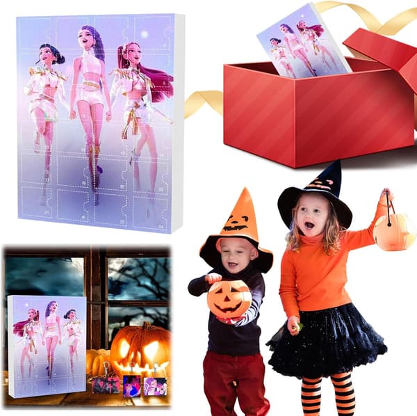 K-pop Demon Hunters Akryl Adventskalender Set - 24 dagar överraskningspresentförpackning för fans och barn v E