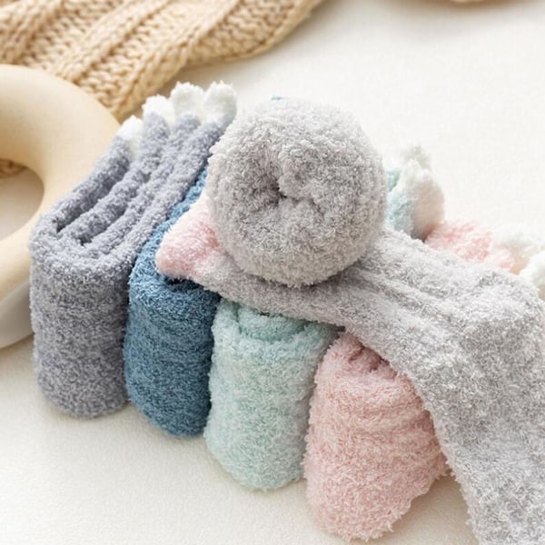 Sokker - Varme & fluffy MultiColor MultiColor 6-Pack