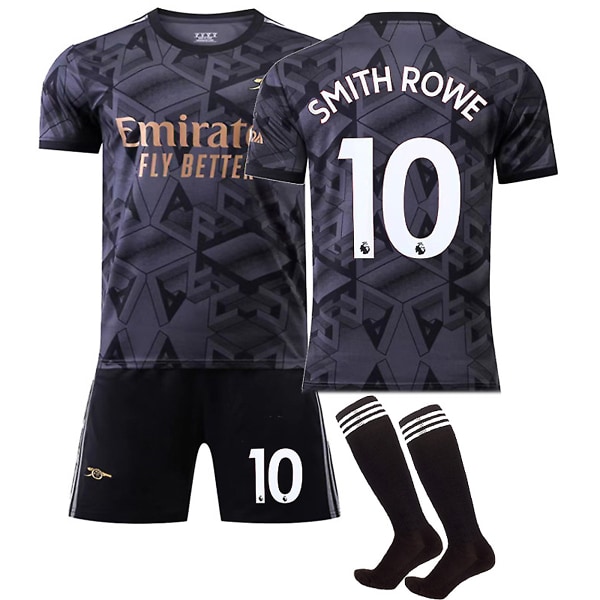 22/23 Ny sesong Borte Arsenal F.C. SMITH ROWE Nr 10 Barn Jersey-pakke Barn-20