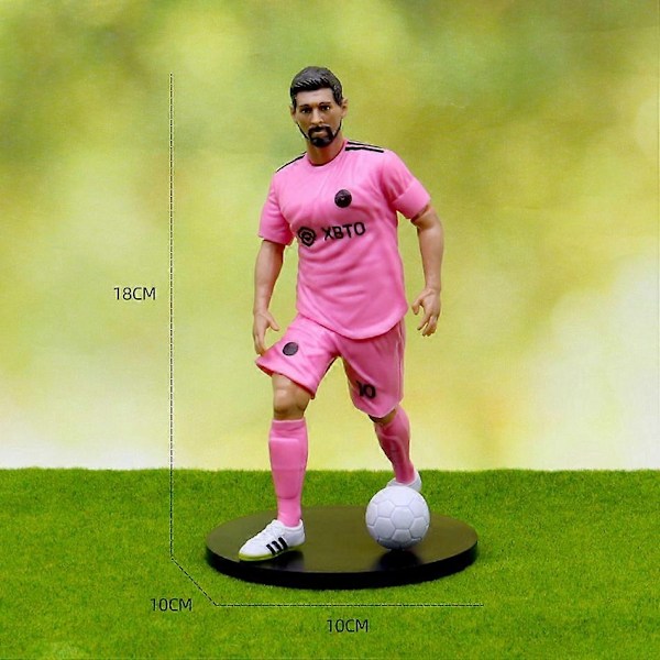 6 kpl uusia jalkapallotähtiä FIFA C.Ronaldo Messi Mbappe Mallidollit Cartoon Söpöt Actionfiguurit Autotarvikkeet Jalkapallofanit Lahjat-Täydellinen V 1