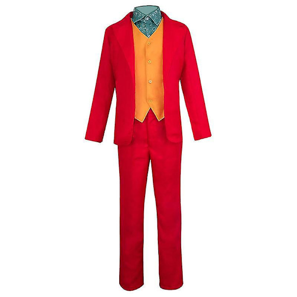 Joker Joaquin Phoenix Arthur Fleck Cosplay Kostume Dragter Halloween Party Uniform Til Voksne Børn Skjorte+frakke++vest+bukser - et tøj sæt clothes set S