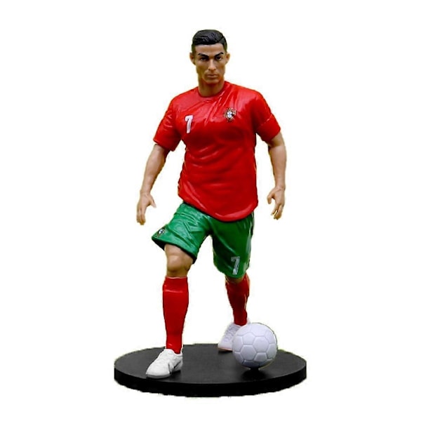 6 kpl uusia jalkapallotähtiä FIFA C.Ronaldo Messi Mbappe Mallidollit Cartoon Söpöt Actionfiguurit Autotarvikkeet Jalkapallofanit Lahjat-Täydellinen V 4