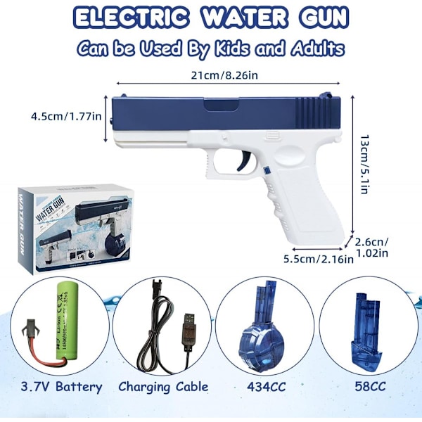 Elektrisk Vattenpistol Med Dubbla Magasin RTX