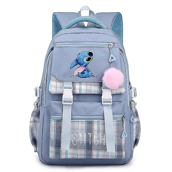 Ny Lilo og Stitch Skolesekk Student Ryggsekk V #09