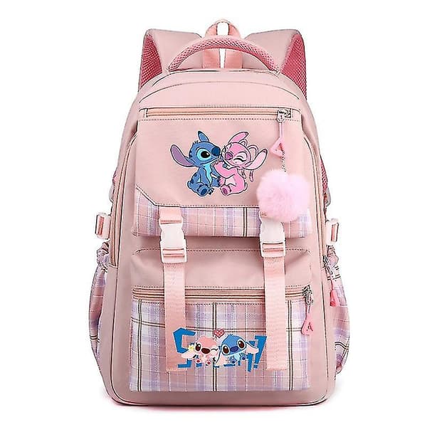 Ny Lilo och Stitch Skolväska Student Ryggsäck V #09
