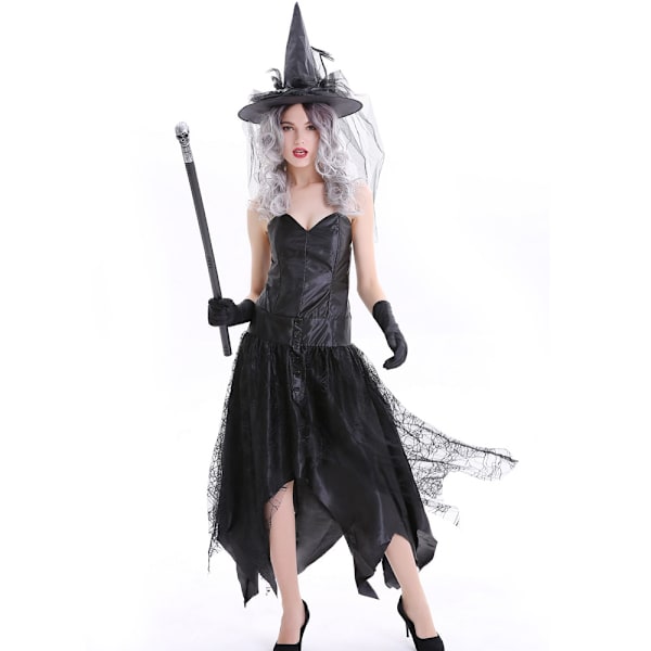 Pääsiäisen Halloween-asu Musta Cosplay-asu Vampyyri Demoni L