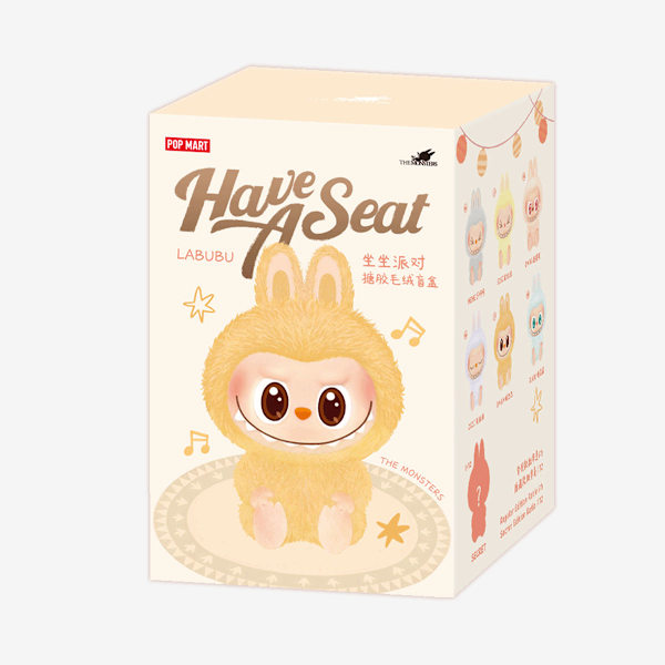 POP MART Labubu The Monsters – Hae a Seat Series Blind Box 17 cm vinyylifiguuri | Keräilyfiguuri | Designer Toy | Alkuperäinen tuote