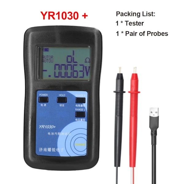 YR1030+/YR1035 Plus intern modstandstester YR1030 PLUS