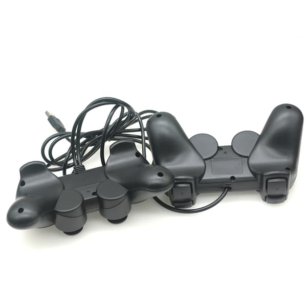 2-spillers gamepad med USB-joystick, kompatibel med Windows XP/7/8/10, arkade- og laptopcontroller