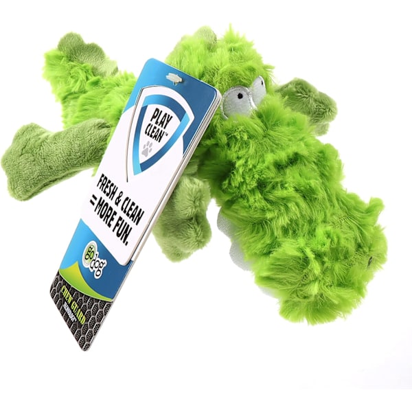 Checkers Elefant Squeaky Plush Hundelegetøj, Chew Guard Teknologi - Grå, Stor