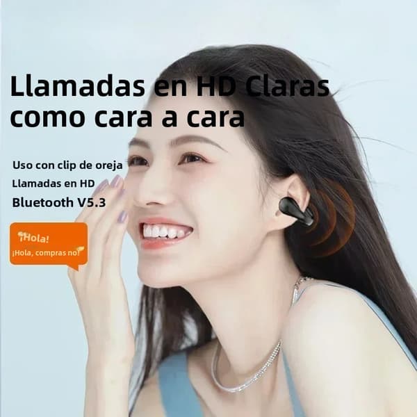 Mini trådløse Bluetooth-ørepropper med berøringskontroll LED-lys Stereo svettebestandig hvit White