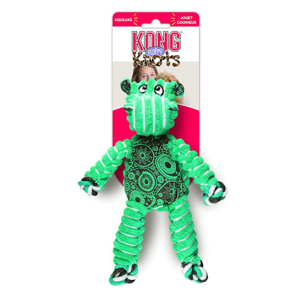 Wild Knots Bear - Internt Knyttede Tau og Minimal Fyll for Mindre Rot (Assorterte Farger) - For Ekstra Store Hunder 1