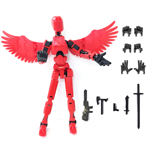 Fantastisk 3D-printet Leddelt Actionfigur: Den Ultimative Stressaflastende Legetøj! Uendelig Sjov, Et Must-have for Legetøjs Samlere og Afslapning