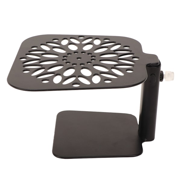 Kaffe vägning rack, justerbar höjd, vattentät kolstål skala stångskyddsställ, kaffemaskin, svart runt hål black round hole