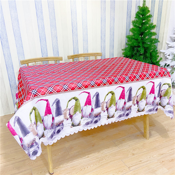 Juleduks, rektangulær juleduks 180x150cm D