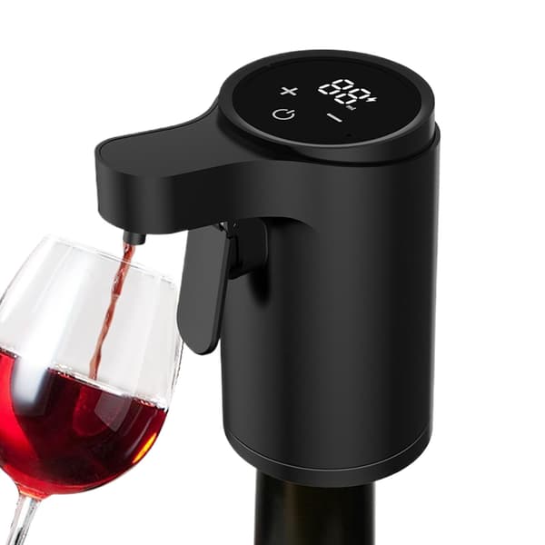 Hvit elektrisk vindispenser karaffel lufter dispenser vinstopper bartilbehør for hjemmebruk White