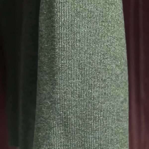 Must-have høst- og vintertopper i koreansk stil: Høy hals, elastisk, dobbeltsidig kortermet strikk for koselige vintre i 3 størrelser! Green M