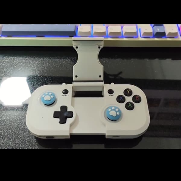 QEOME Style Multiplatform Bluetooth-spilcontroller, kompatibel med iPhone, Android, PC og Switch