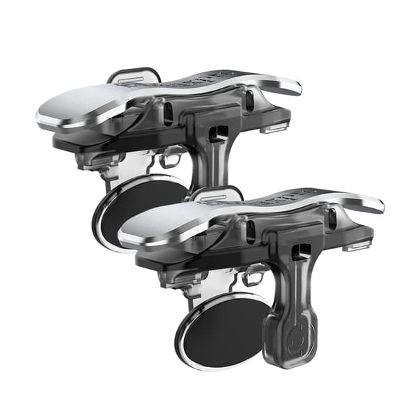 Sæt A 1 Par Mobil Spil Controller 6 Finger Universal Gamepad Joystick Trigger Knap Kompatibel med iOS og Android